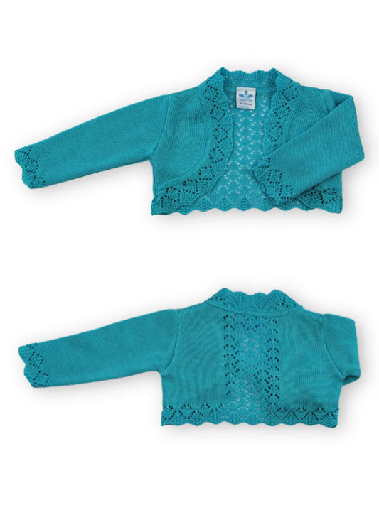 Knitted Girl Bolero Cardigan