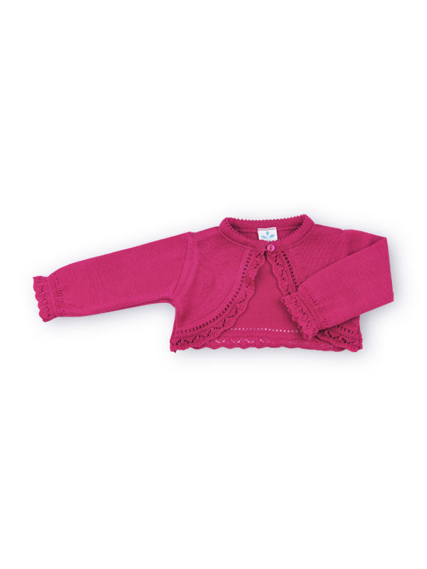 Knitted Girl Bolero Cardigan