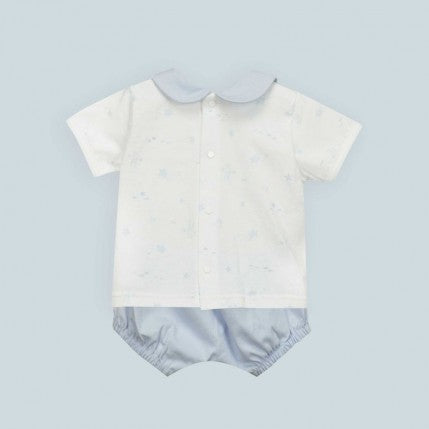 2-Piece Short Sleeve Boy Set - Turtle