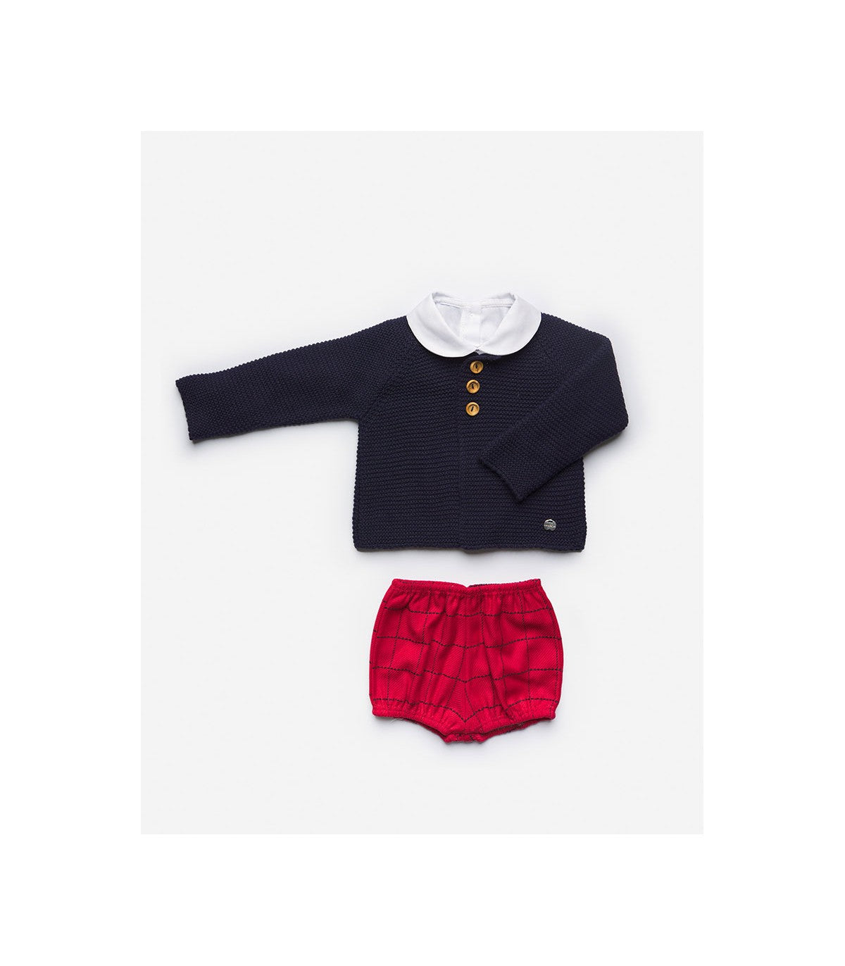 3-Piece Long Sleeve Boy Set - Grosella