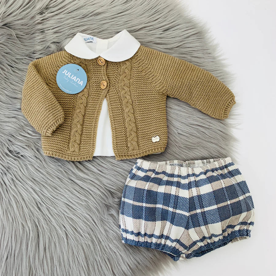 3-Piece Long Sleeve Boy Set - Castañas