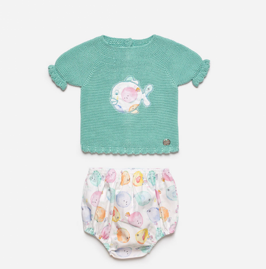 2-Piece Short sleeve Girl Set - Aitu